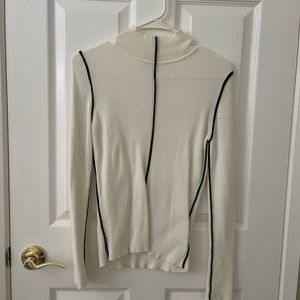 Zara top with stripes size medium
